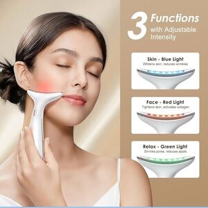 White Facial Massager for Women Skincare